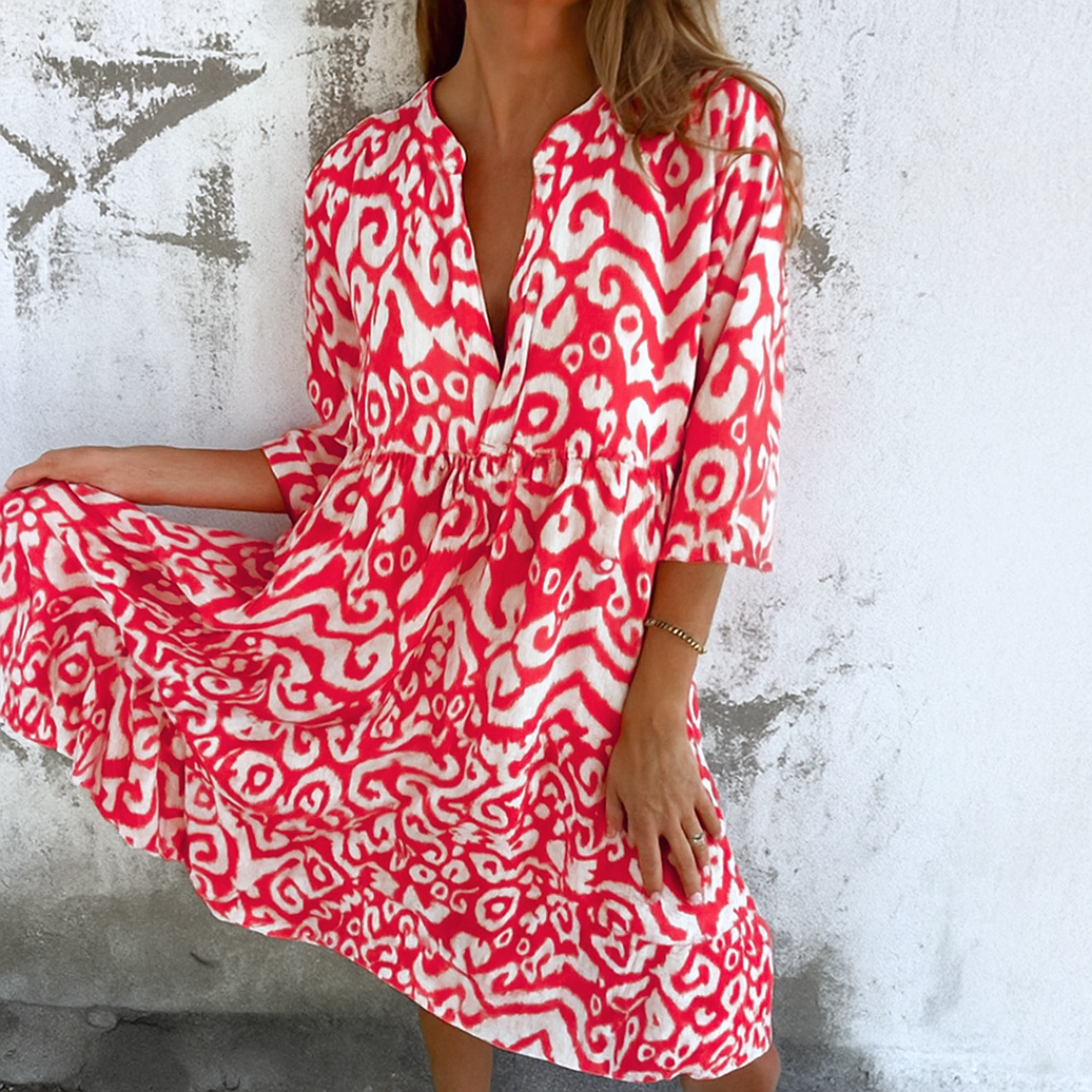 Daisy | Elegant dress with V-neckline