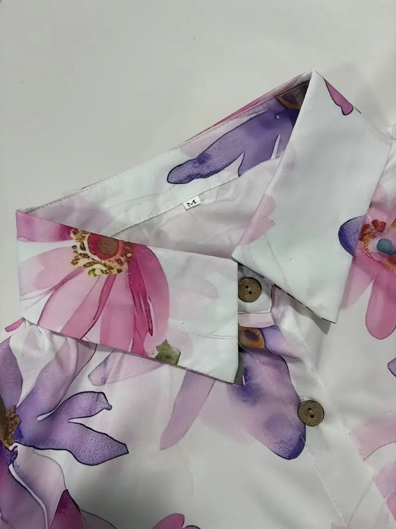 Zaria | Elegant Floral Blouse