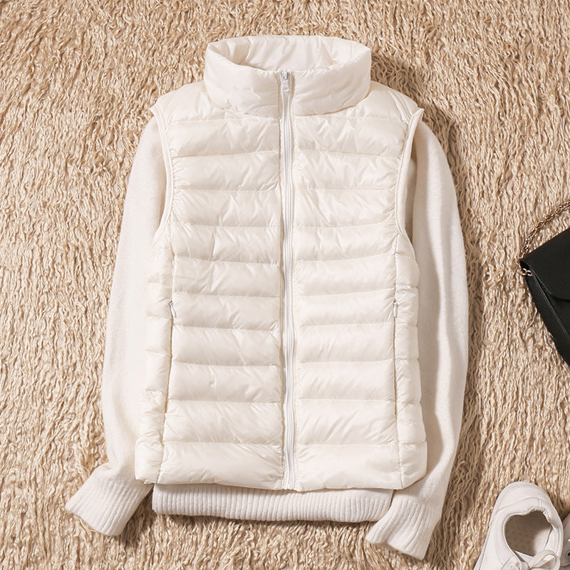 Marlowe | Waterproof Vest with White Duck Down