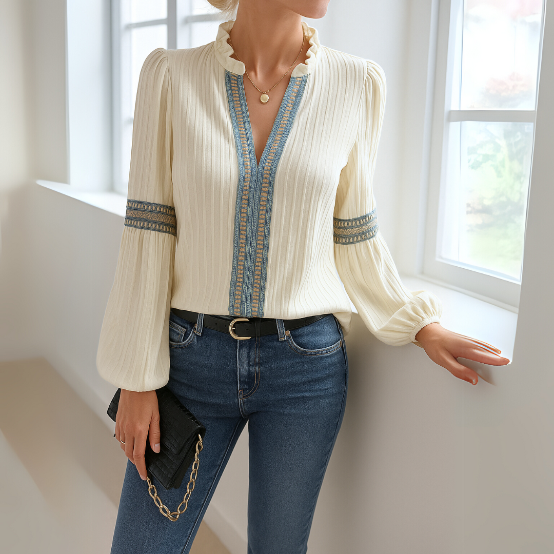 Jacqueline | Elegant Lace Blouse