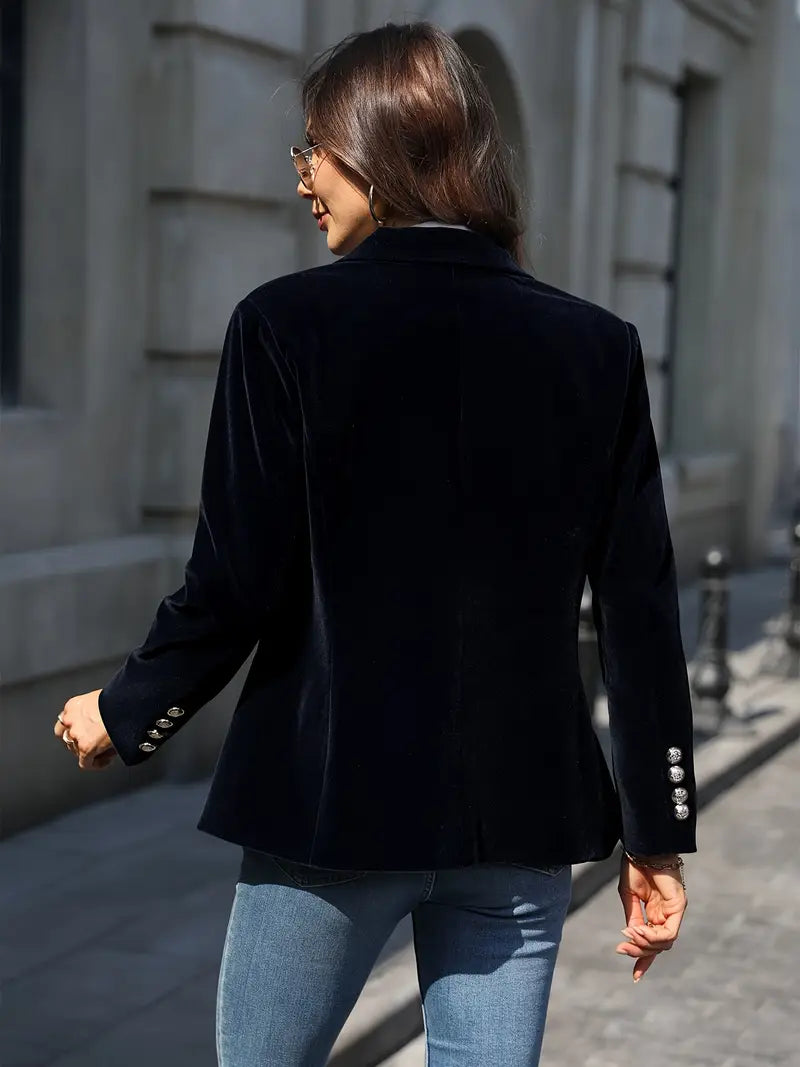 Diane | Elegant Velvet Blazer