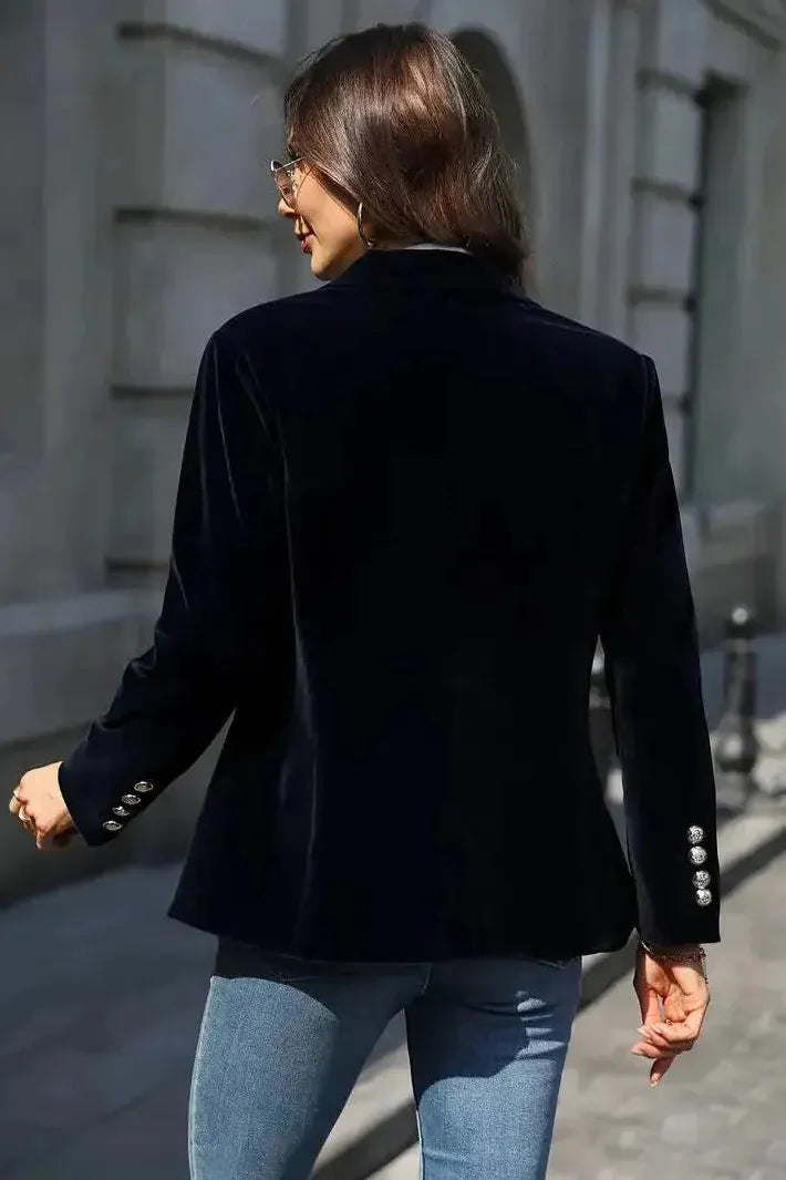 Ivana | Velvet Luxe Statement Blazer