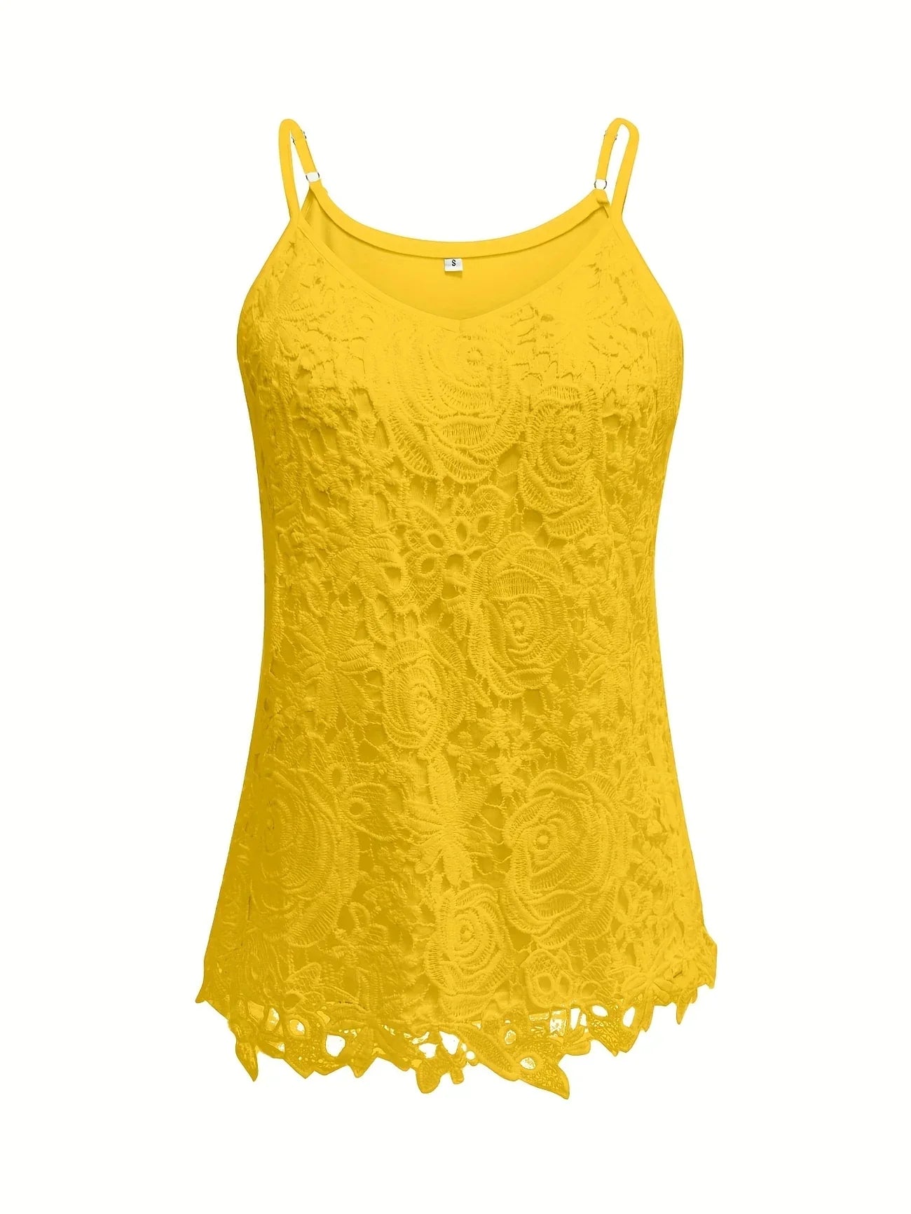 Kirsty | Elegant Sleeveless Lace Top With V Neck