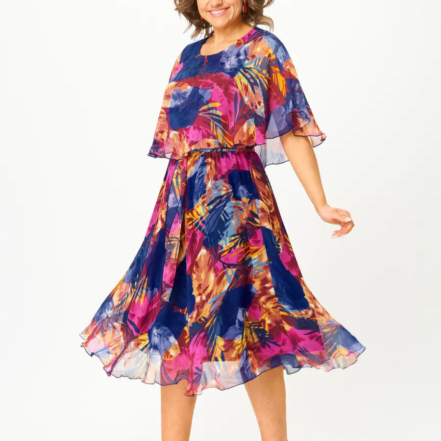 Calista | Comfortable And Airy Chiffon Dress