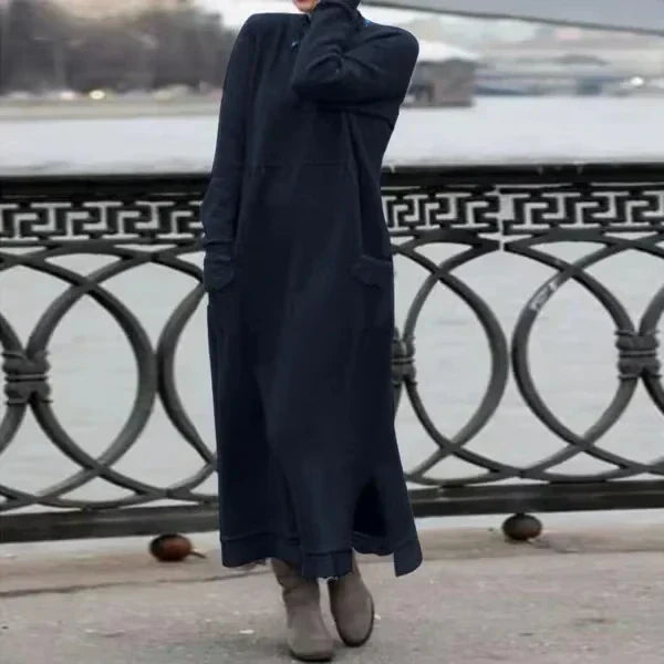 Stella | Maxi dress in wool and cotton