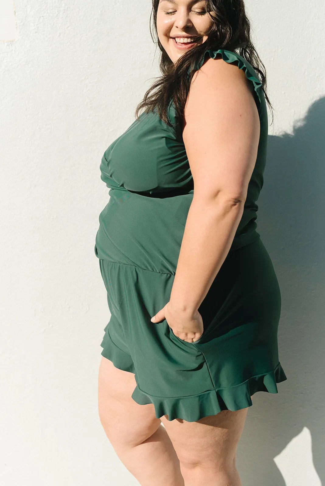 Liora | Swimsuit with Ruffles and Built-in Bra