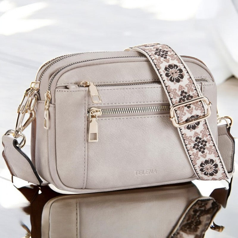 Sharlene | Refined Leather Shoulder Bag