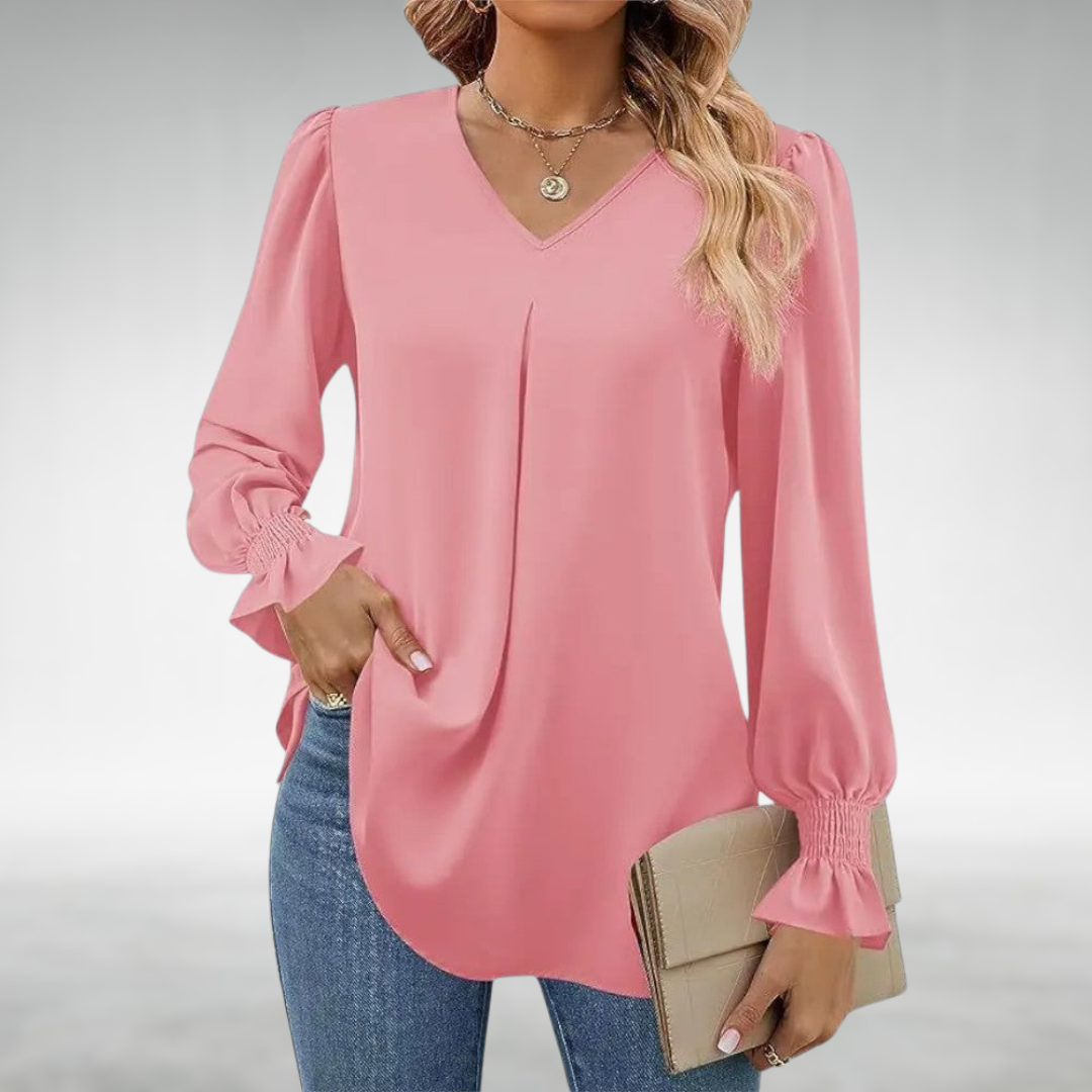 Glenys | Elegant V-Neck Top