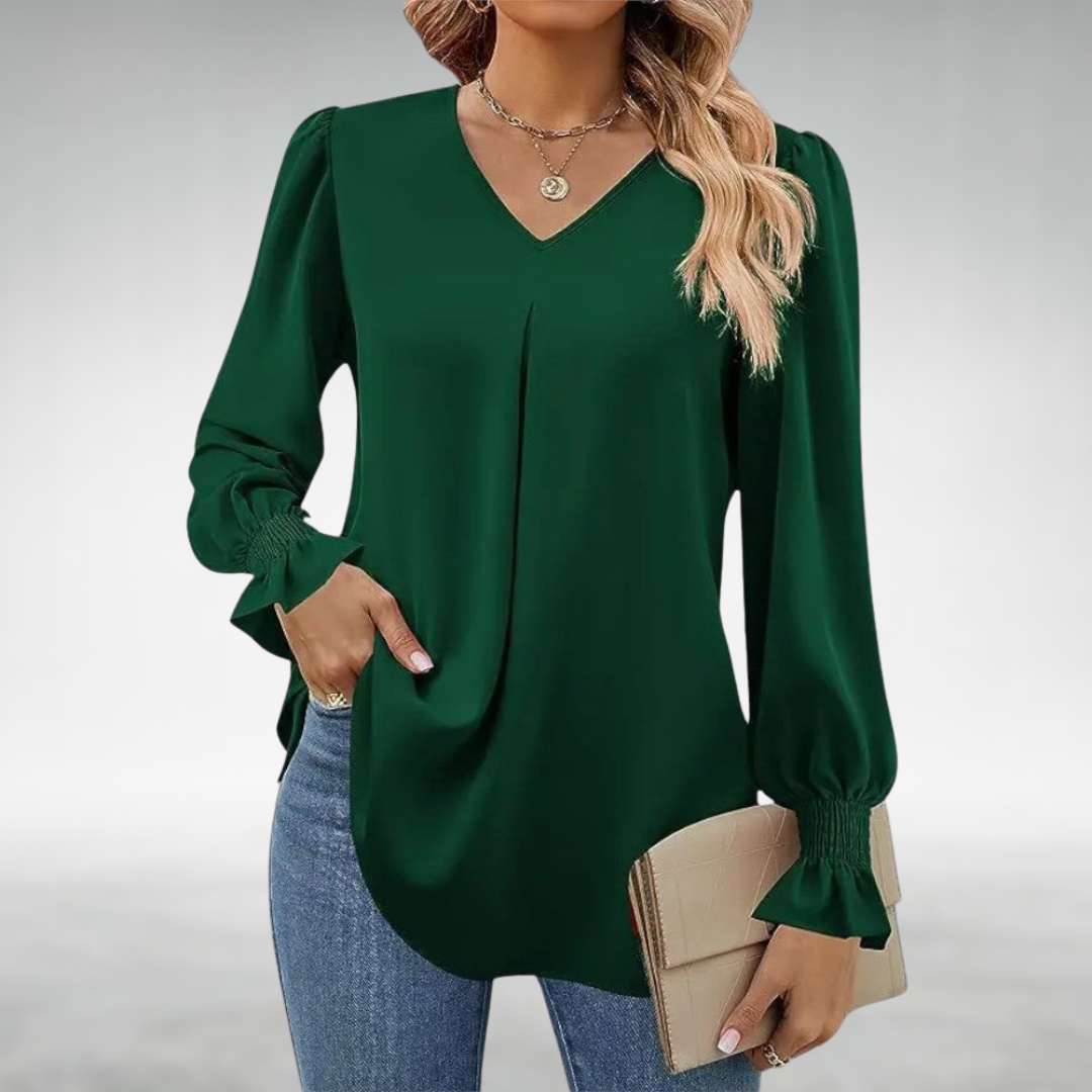 Glenys | Elegant V-Neck Top
