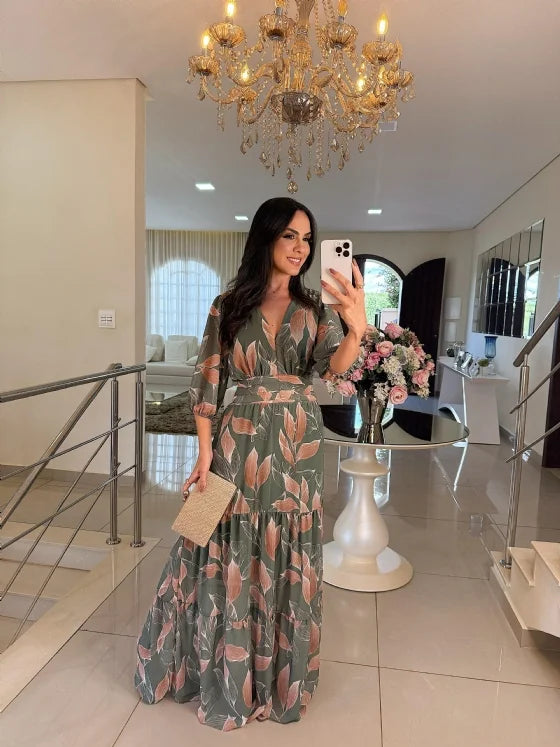 Taleira | Stylish Floral Maxi Dress
