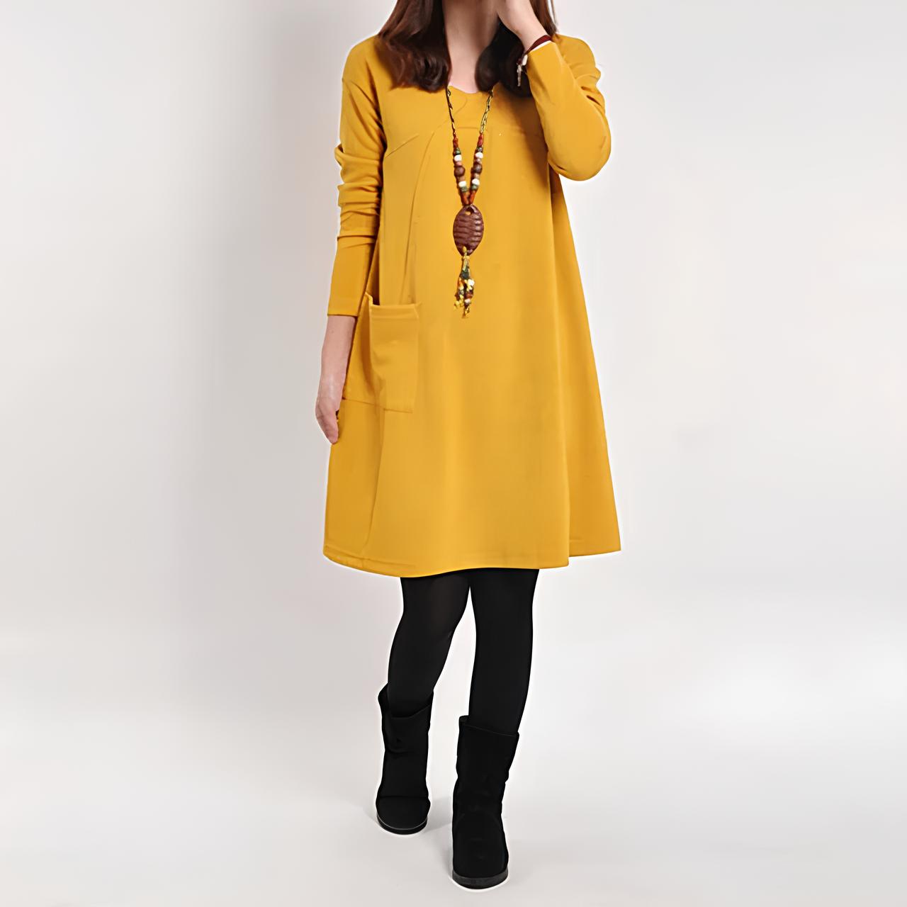 Lilira | Vintage Long Sleeve Dress for Women