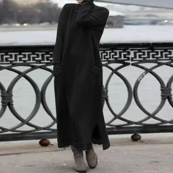 Stella | Maxi dress in wool and cotton