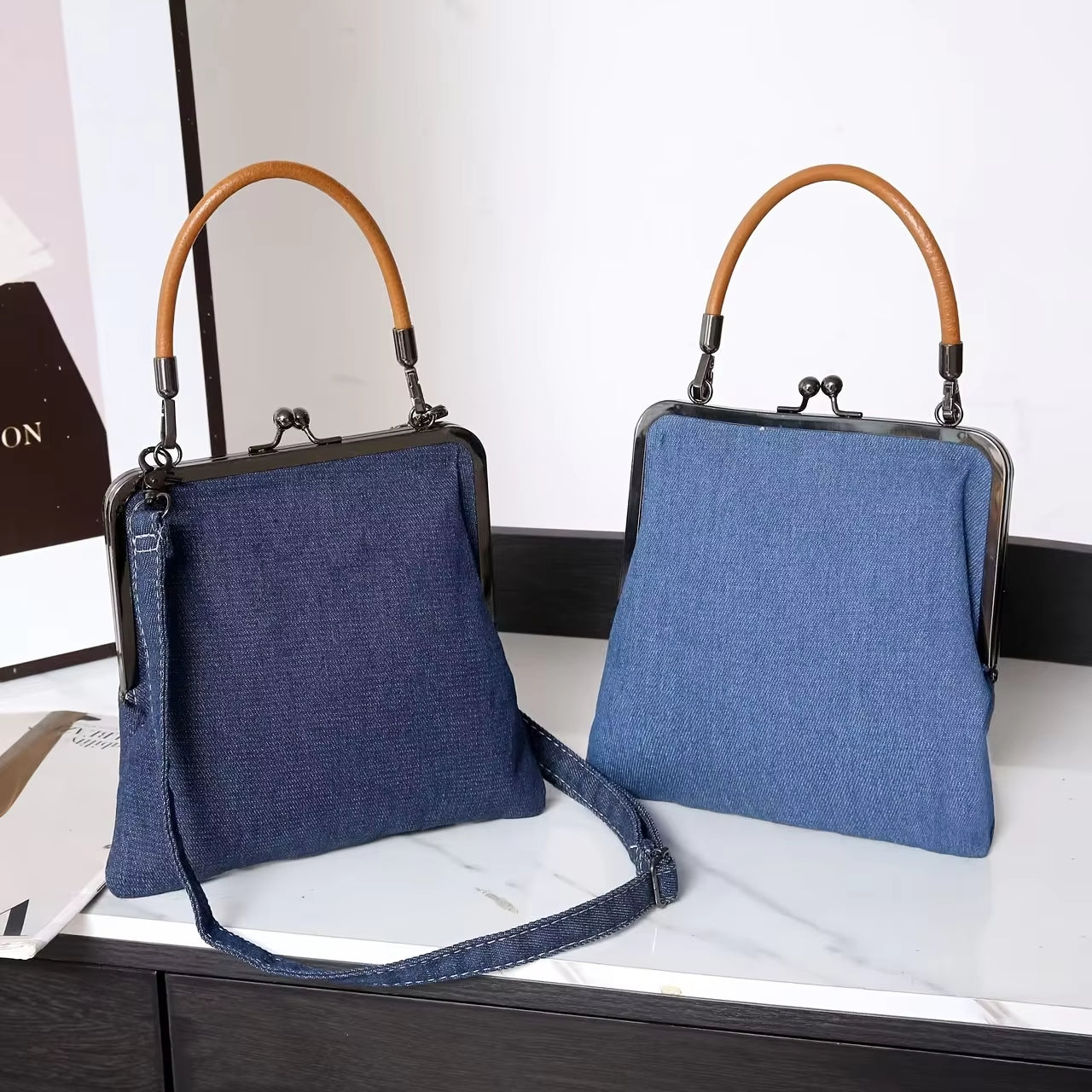 Iritana | Denim Crossbody Bag