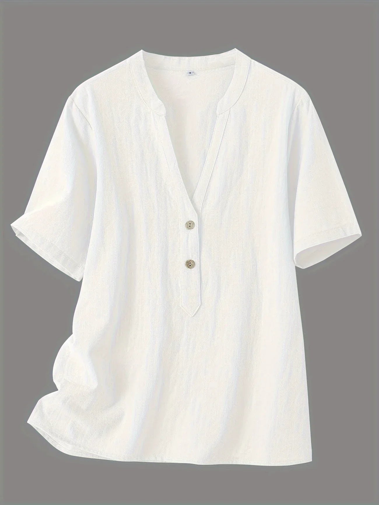 Freya | Fashionable V-neck And Short Sleeve Blouse
