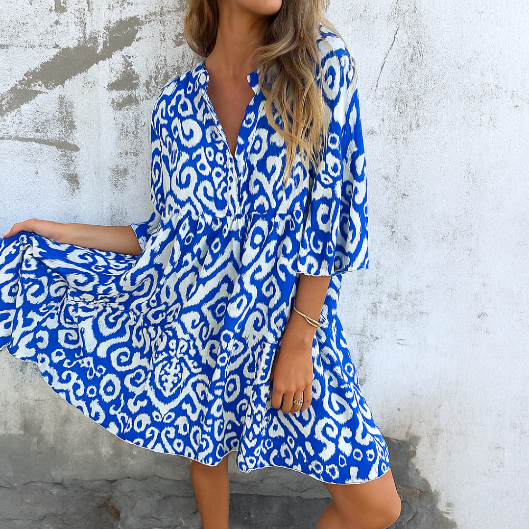 Daisy | Elegant dress with V-neckline