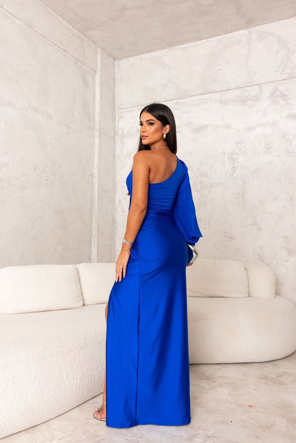 Goldie | Long Skirt Slit Dress