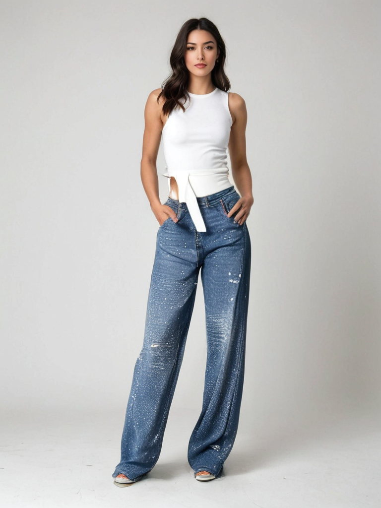 Irene | Glitter Jeans