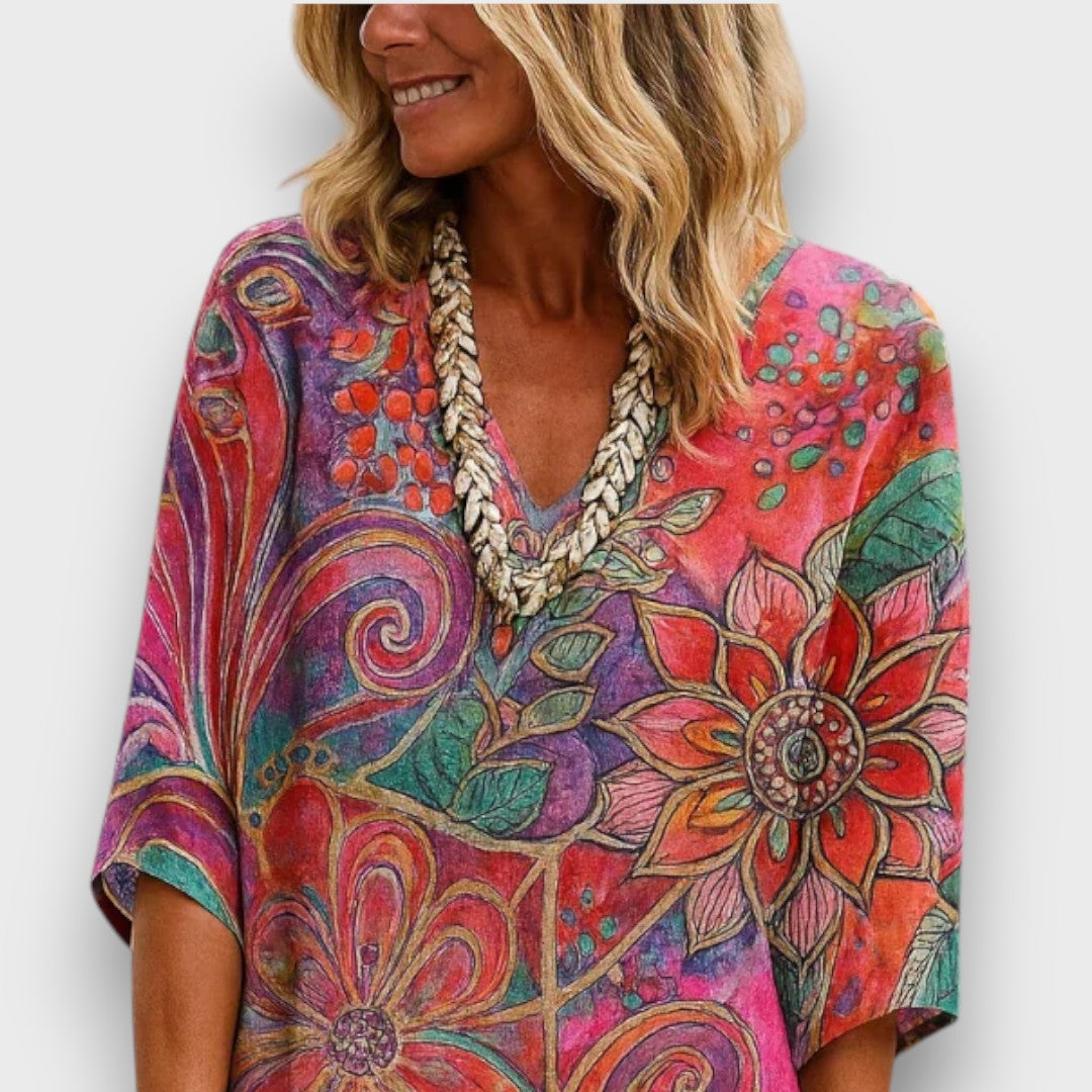 Eli | Elegant Casual Floral Dress