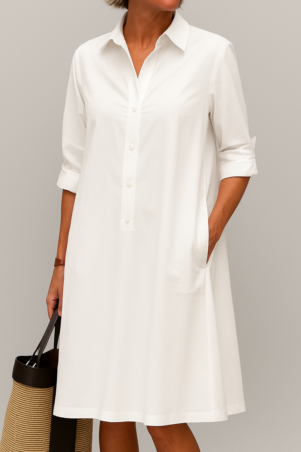 Catriona | Button Down Shirt Dress