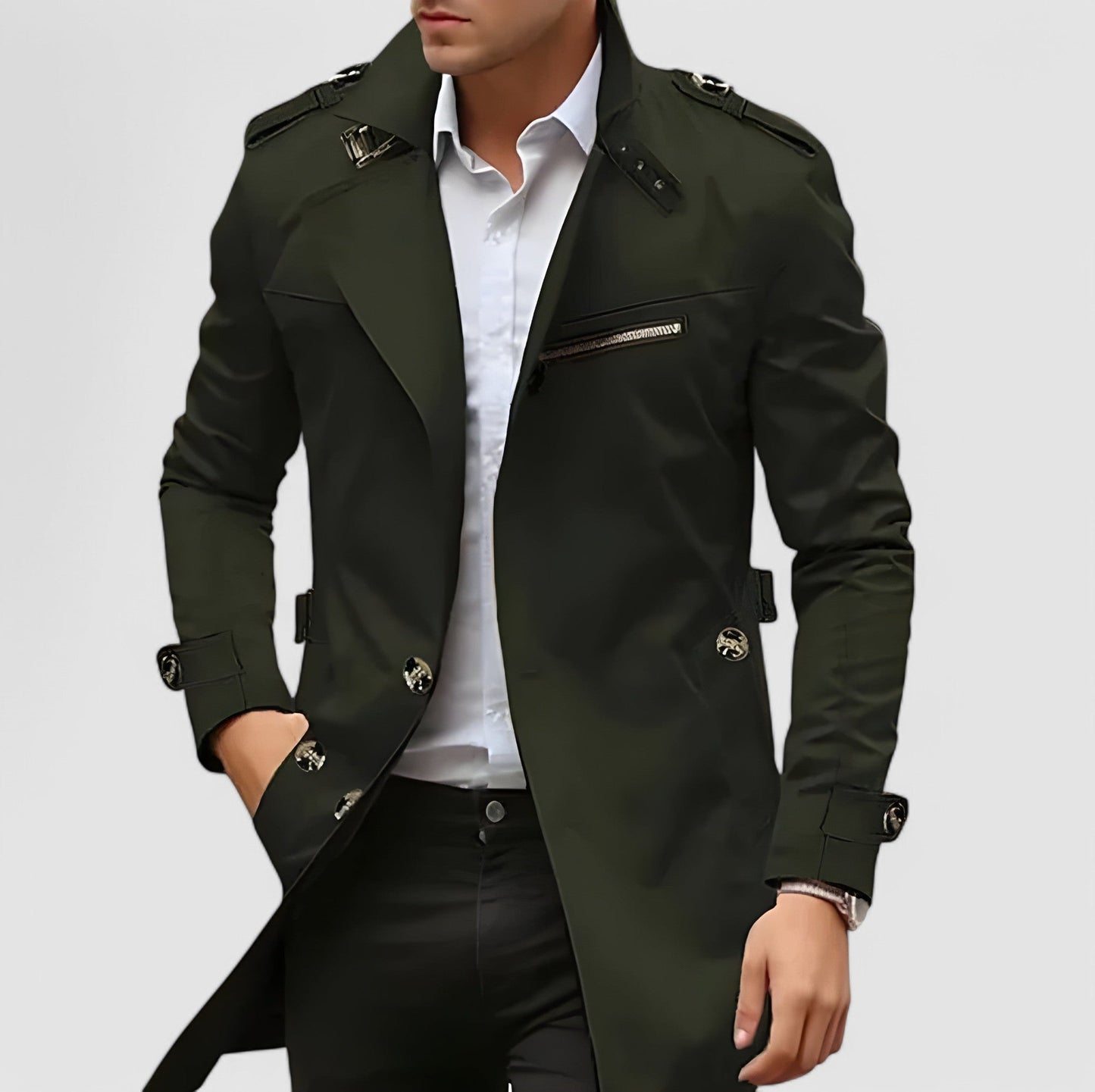 Ares | Military Inspired Elegant Coat