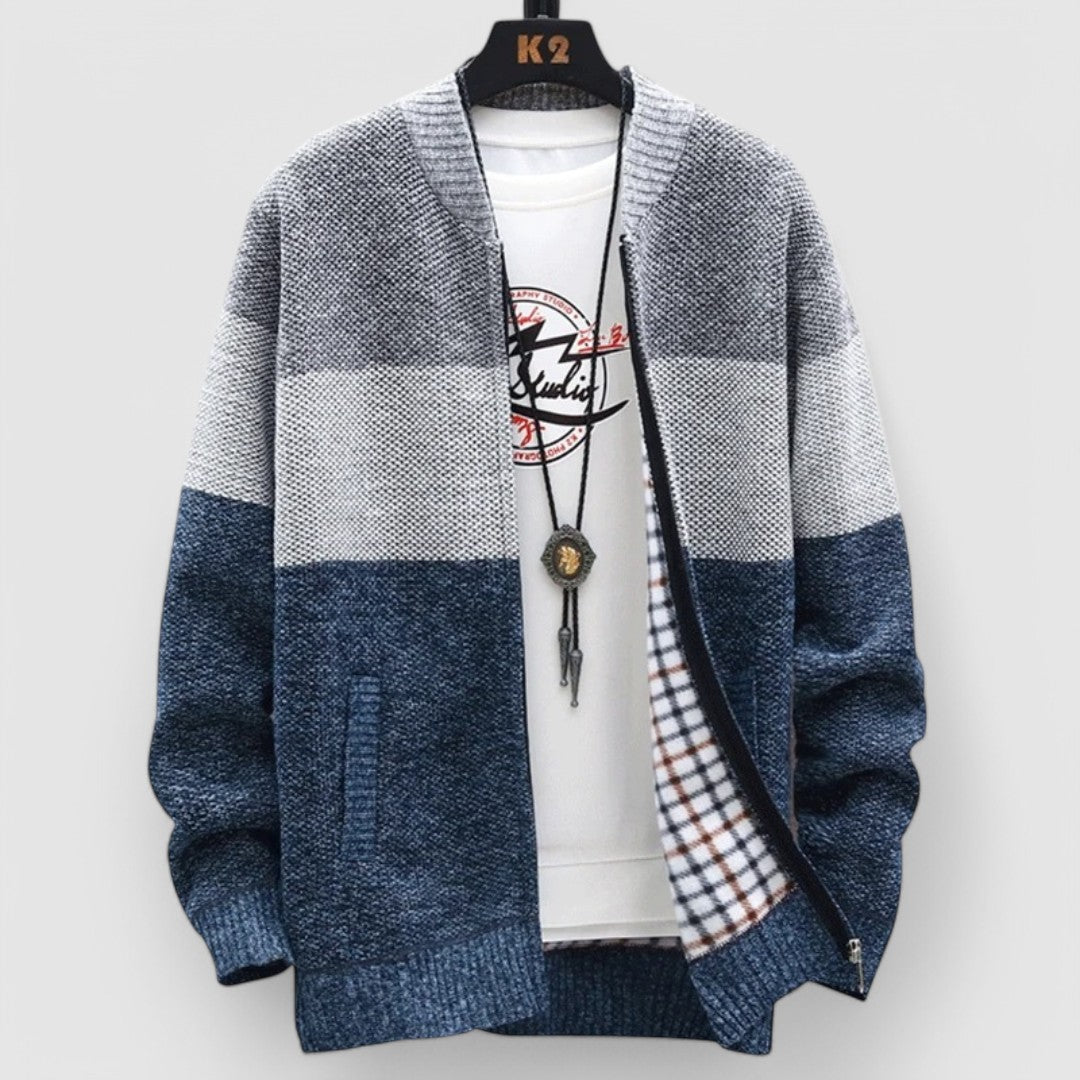 Jude | Knitted Zip Cardigan