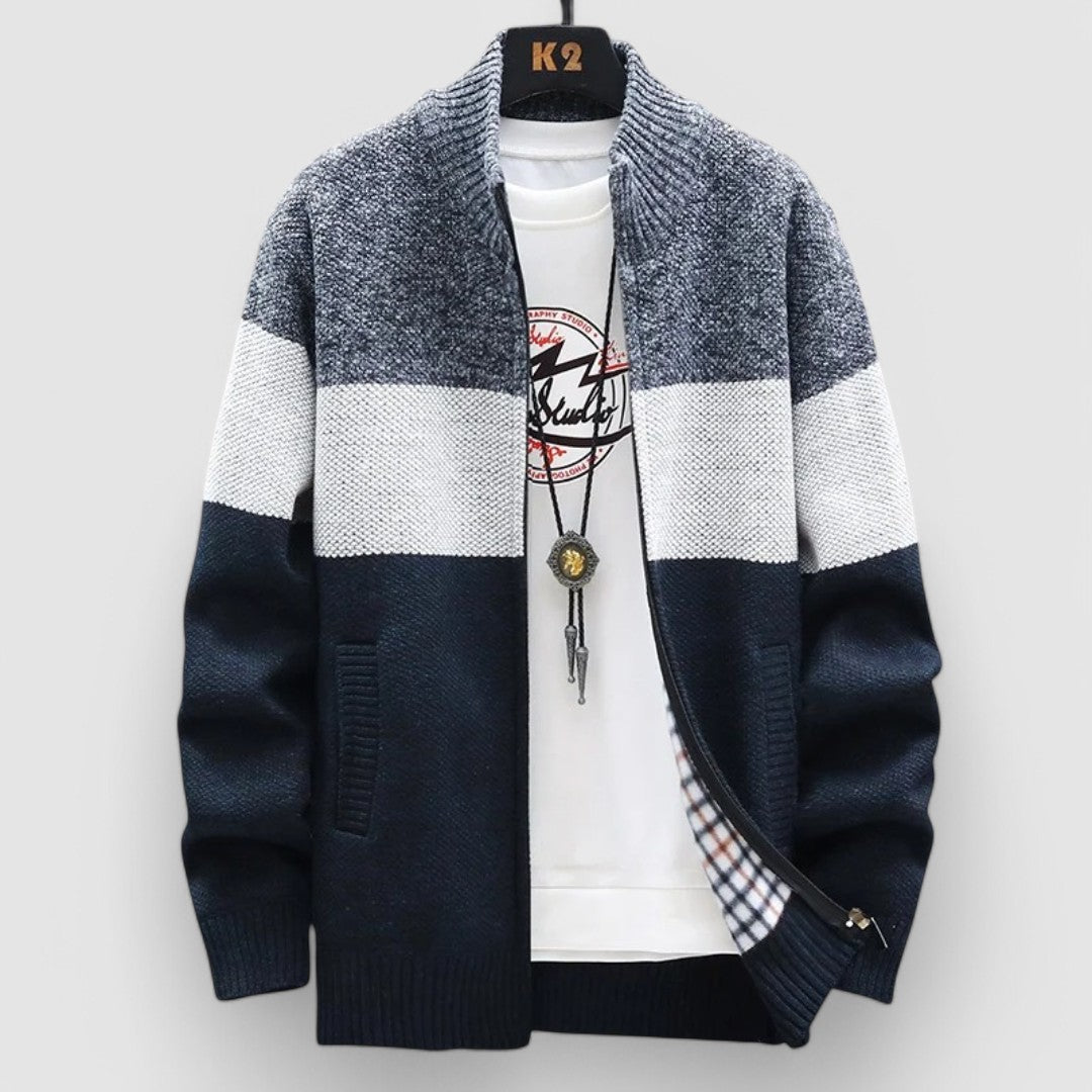 Jude | Knitted Zip Cardigan