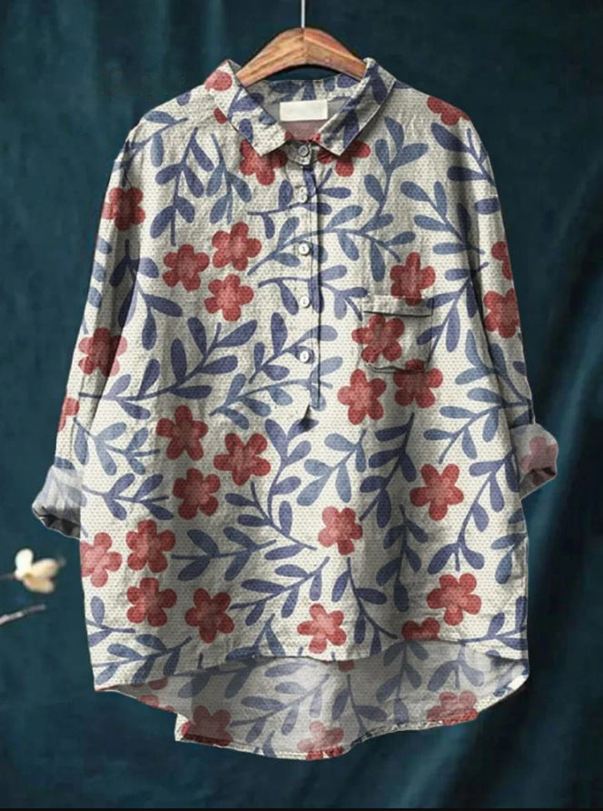 Kaia | Classic Floral Blouse