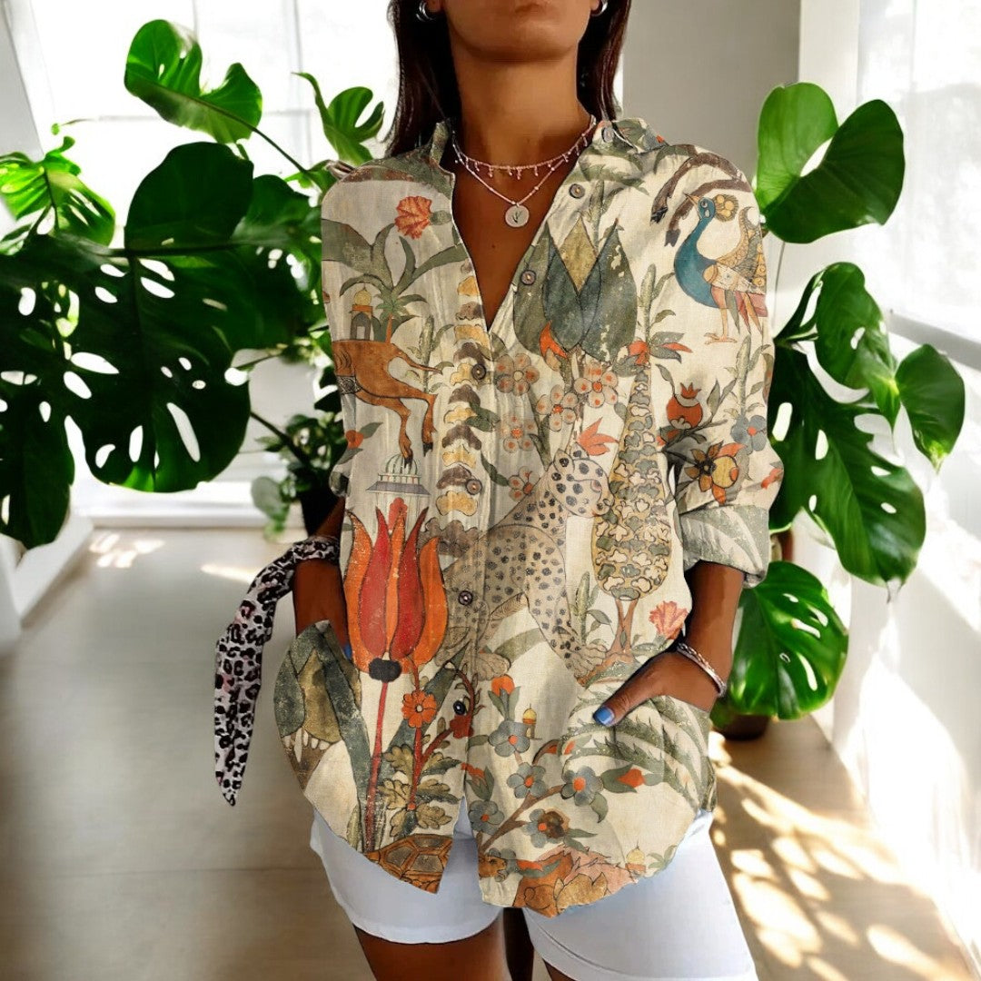 Sheila | Stylish Floral Blouse