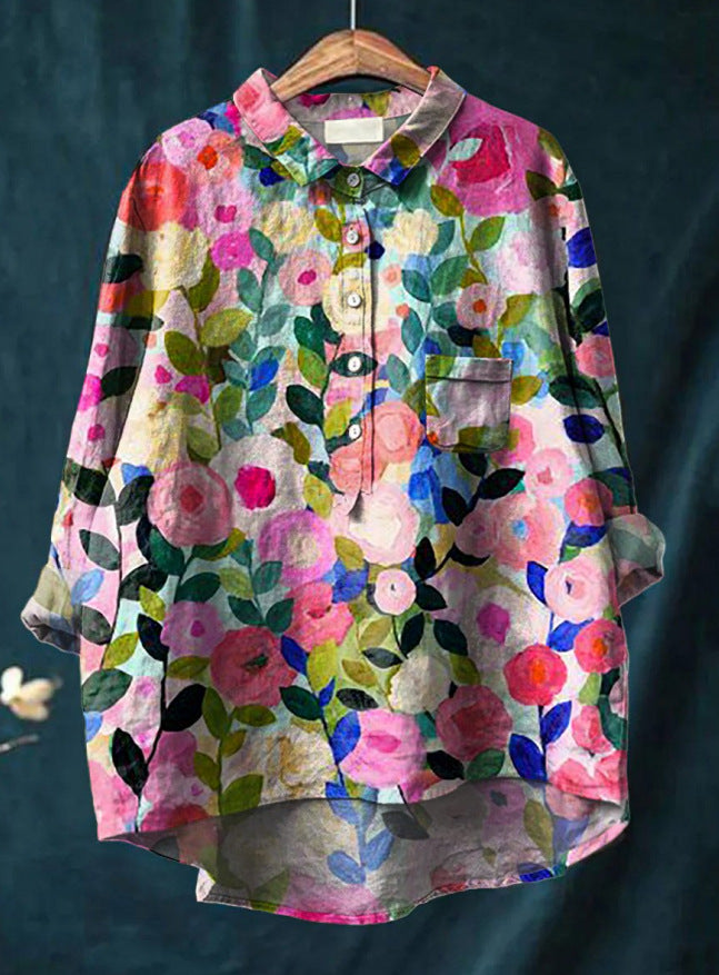 Kaia | Classic Floral Blouse