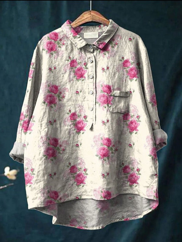 Kaia | Classic Floral Blouse