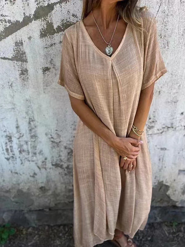 Teawara | Comfortable dress with V-neckline