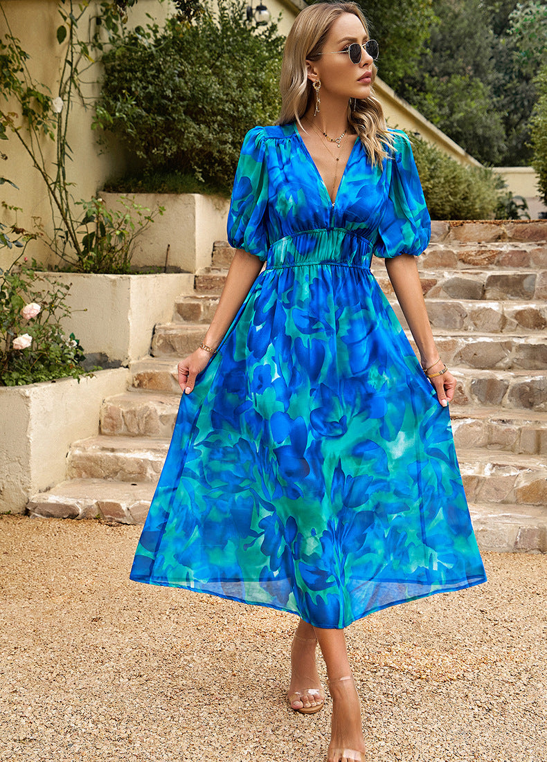 Vicki | Elegant Floral Dress