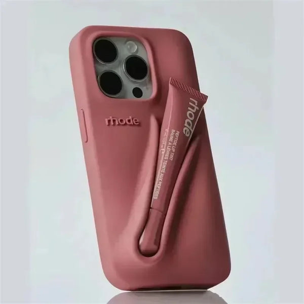 Glosslet | iPhone Silicone Case with Lipstick Holder