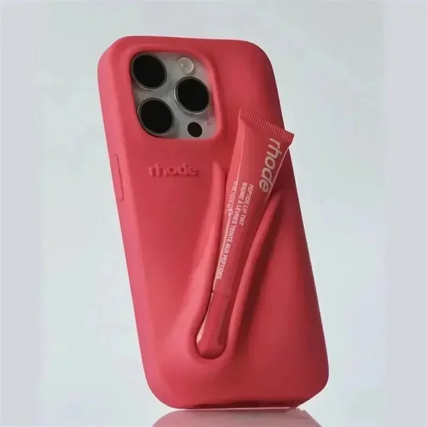 Glosslet | iPhone Silicone Case with Lipstick Holder