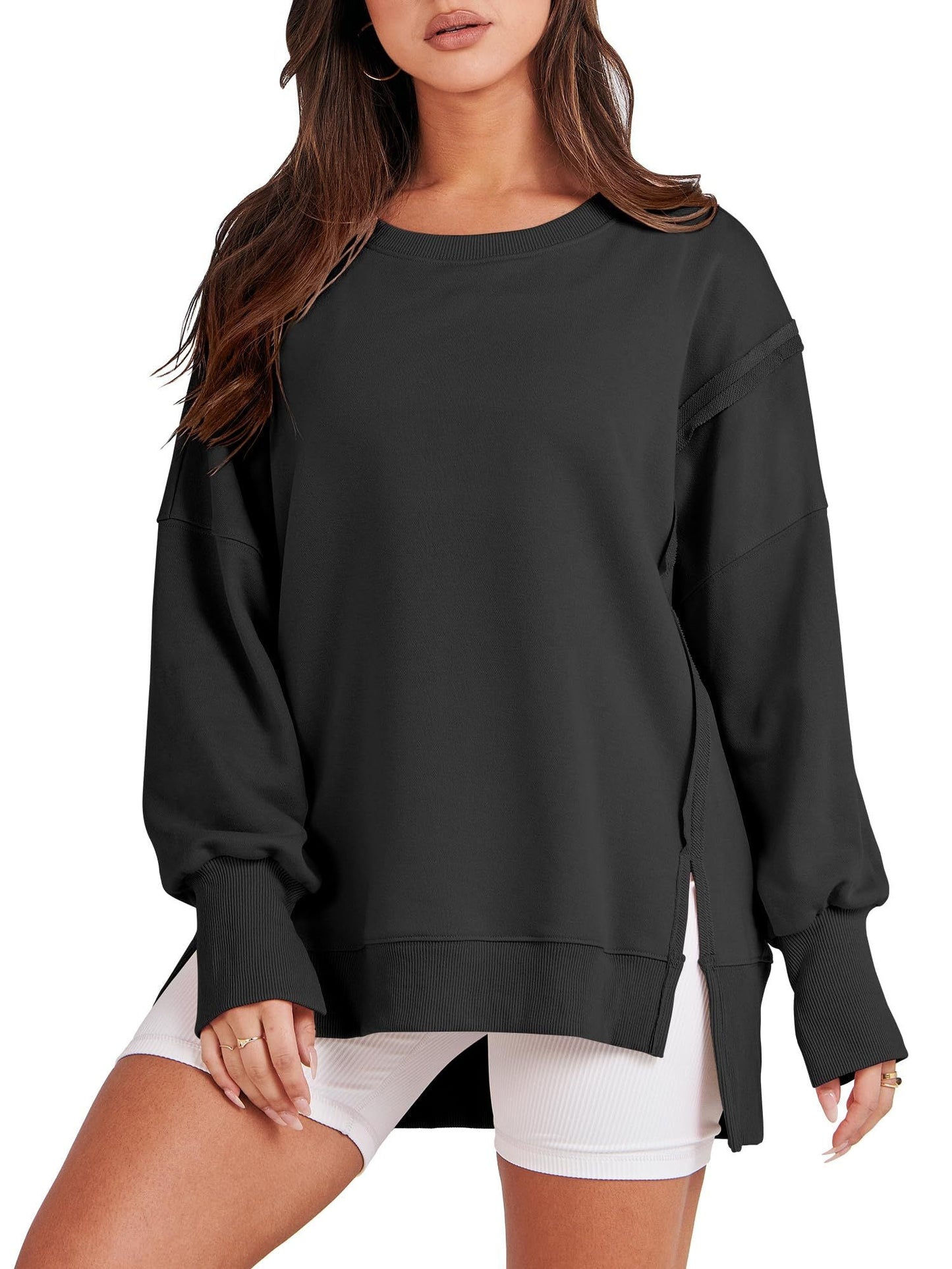 Anahera | Oversized Crew Neck Sweatshirt