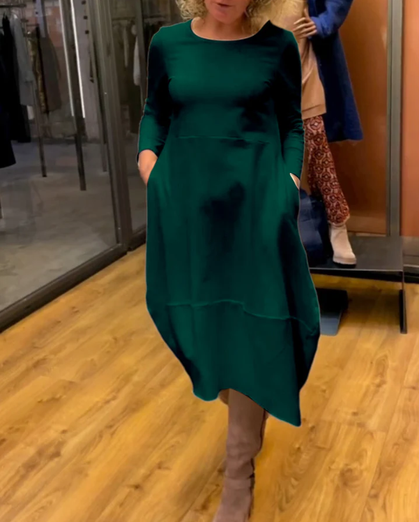 Solara | Midi dress with pockets