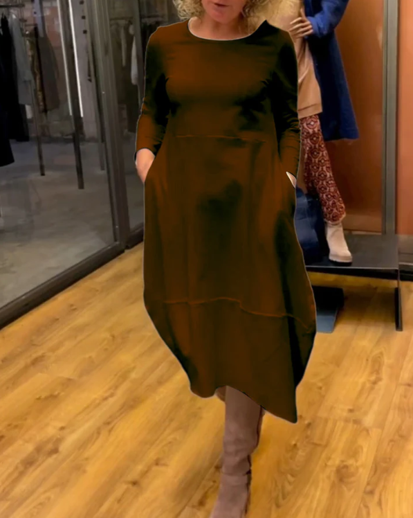 Solara | Midi dress with pockets