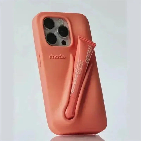 Glosslet | iPhone Silicone Case with Lipstick Holder