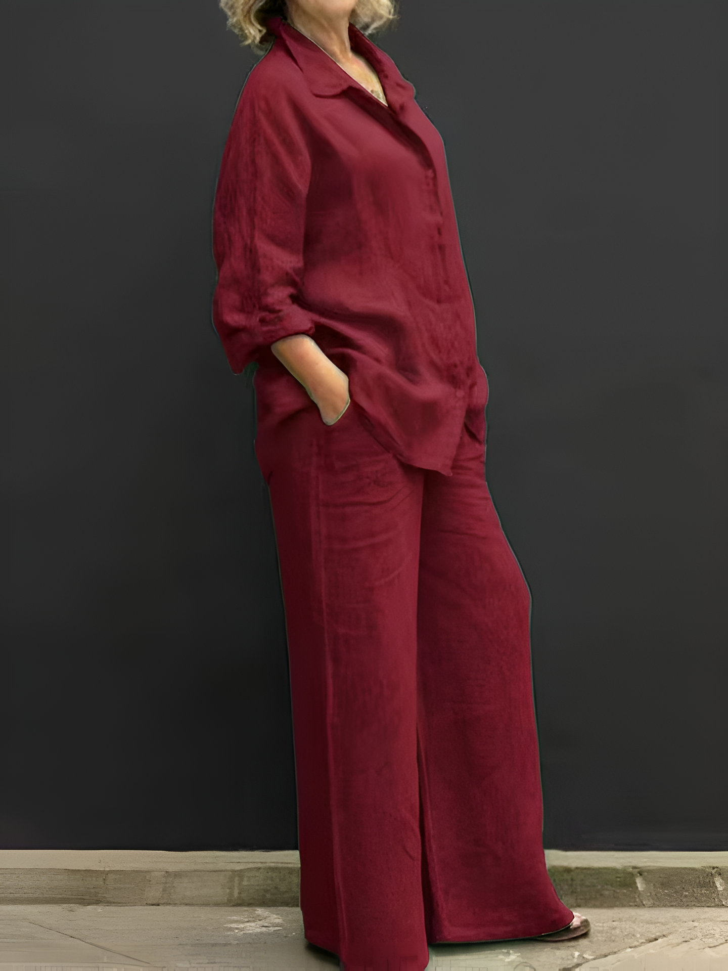 Karylle | Elegant Shirt Suit with Sophisticated Style