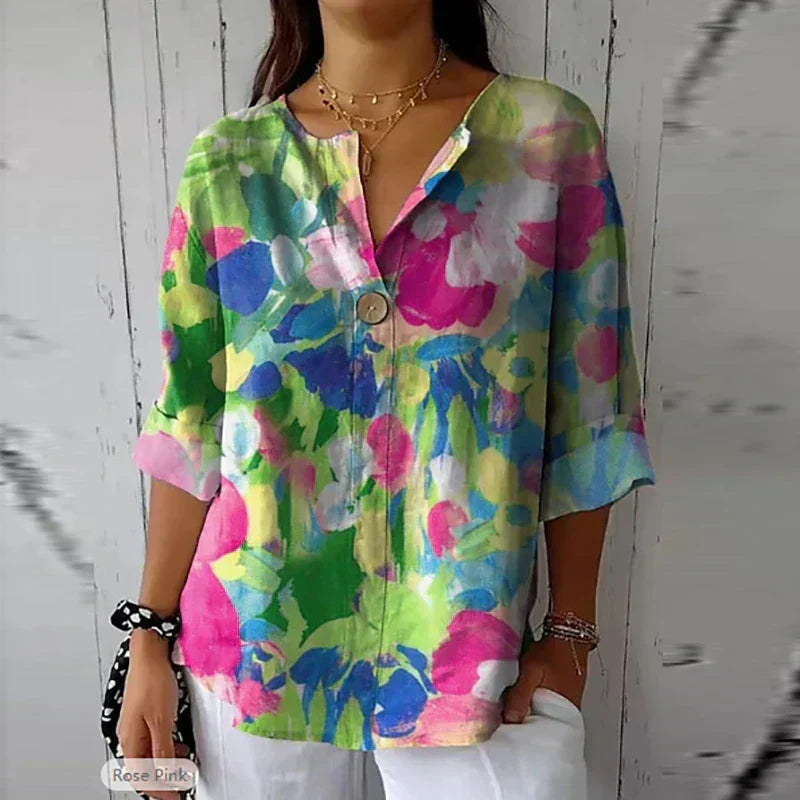 Jinky | Elegant Floral Blouse