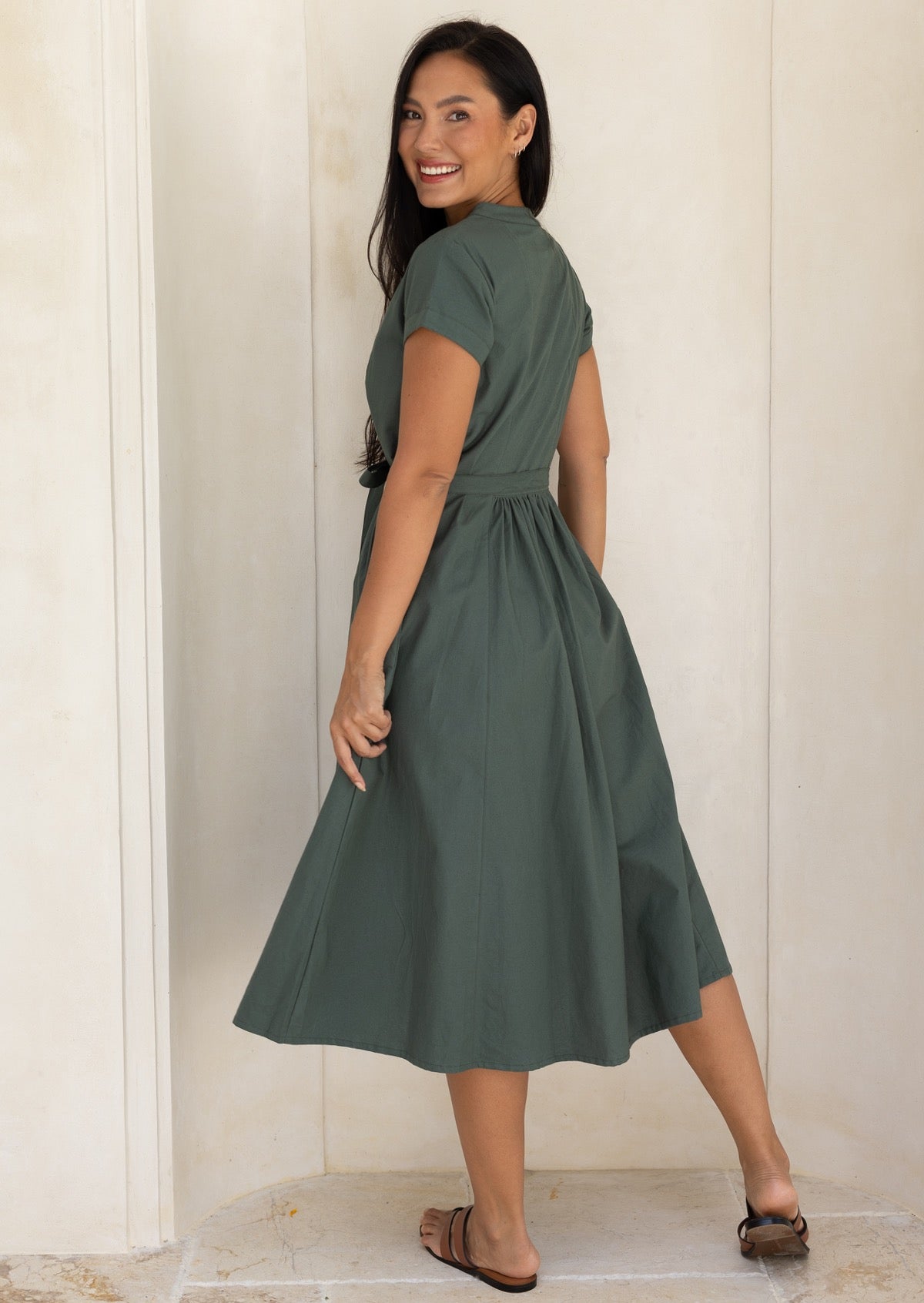 Faye | Dress Jungle Green