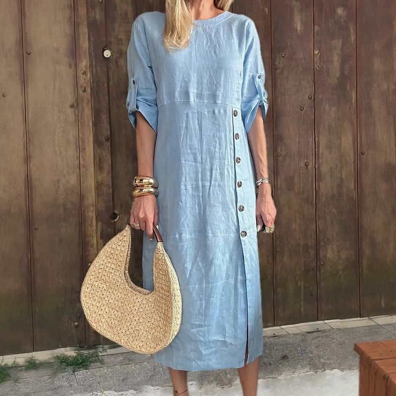 Ngaire | Casual Linen Dress