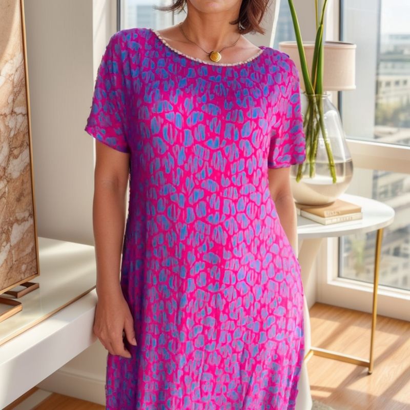 Manaia |Stylish Dress with Vibrant Print