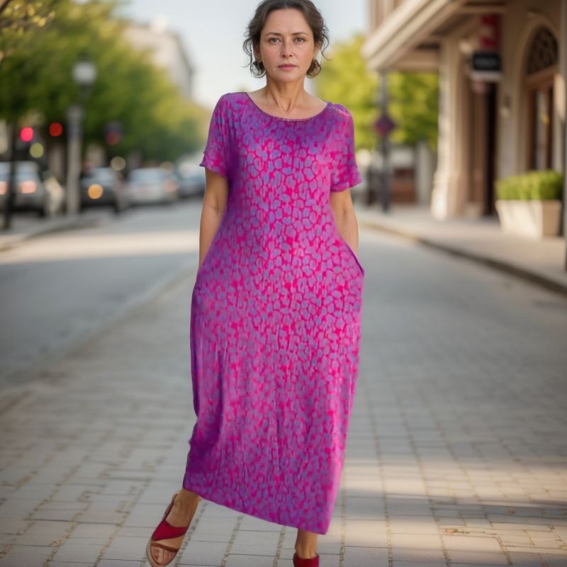Manaia |Stylish Dress with Vibrant Print