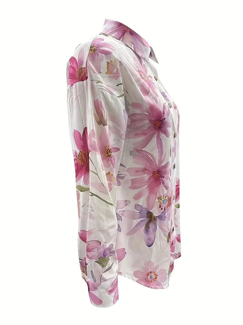 Zaria | Elegant Floral Blouse