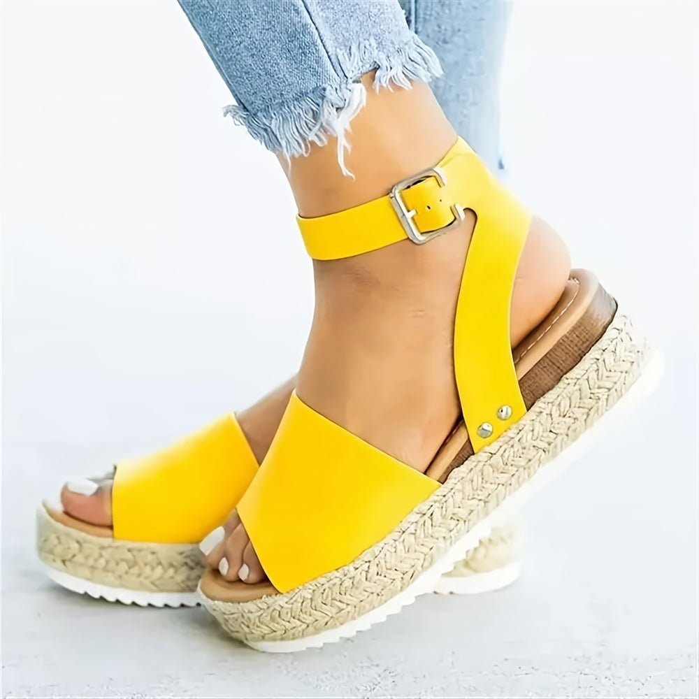 Alessa Women's Platform Sandals with Ankle Strap