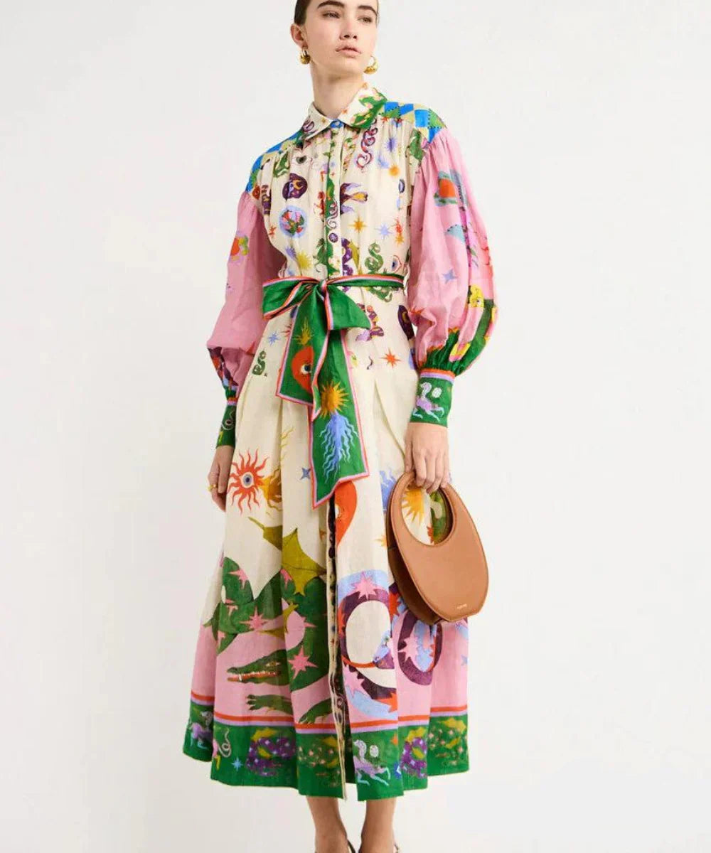 Estrella | Colourful Maxi Dress