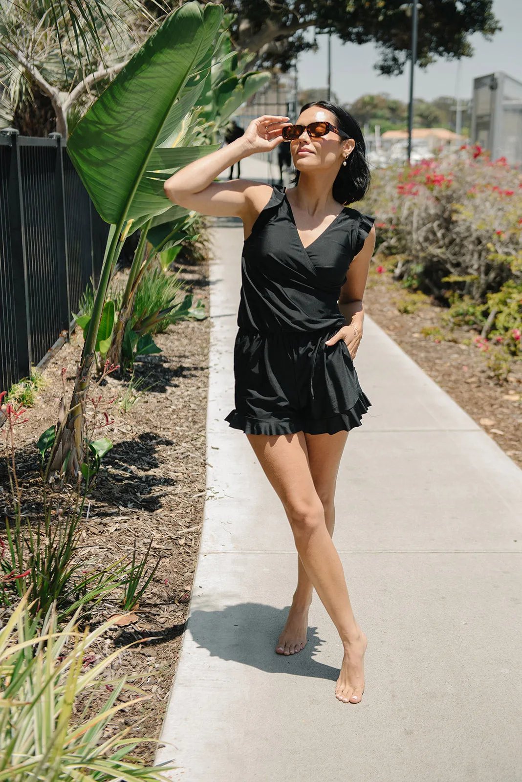 Liora | Swimsuit with Ruffles and Built-in Bra