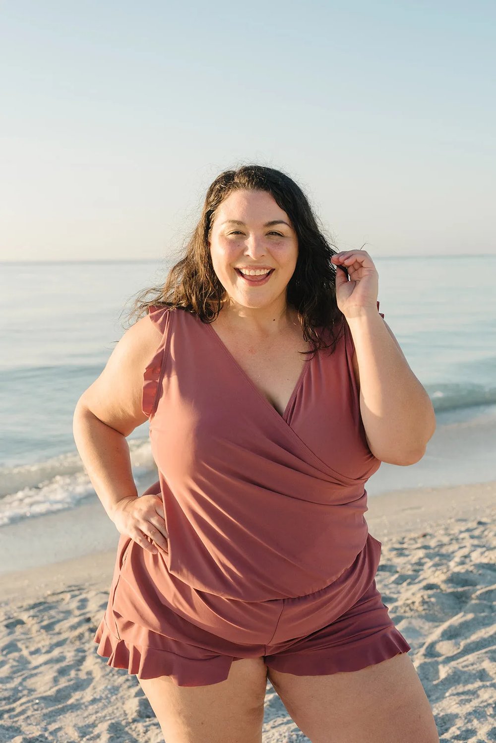 Liora | Swimsuit with Ruffles and Built-in Bra