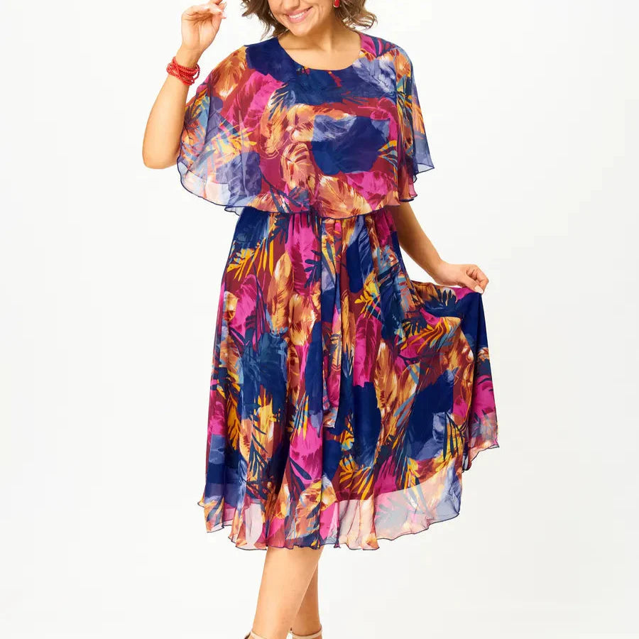 Calista | Comfortable And Airy Chiffon Dress